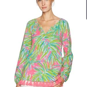 EUC Lilly Pulitzer Linzy Top Medium